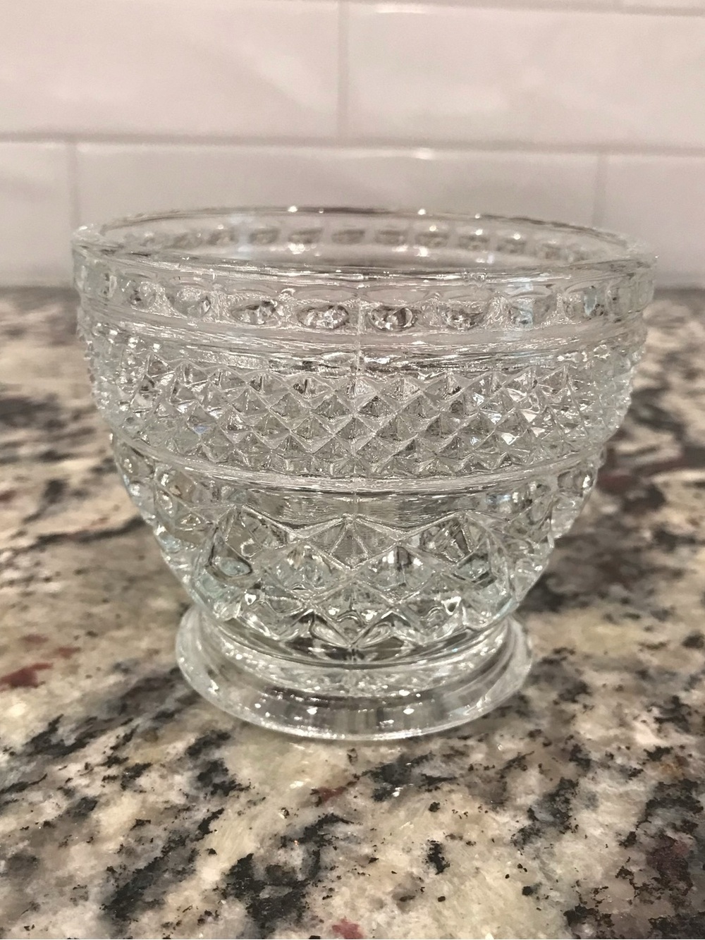 Vintage Anchor Hocking WEXFORD Open Sugar Dish - Picture 3 of 13